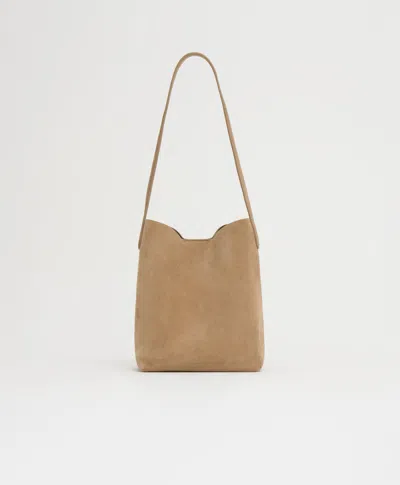 Mansur Gavriel Small Everyday Cabas In Anise Suede