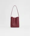 Mansur Gavriel Small Everyday Cabas Leather Tote In Burgundy