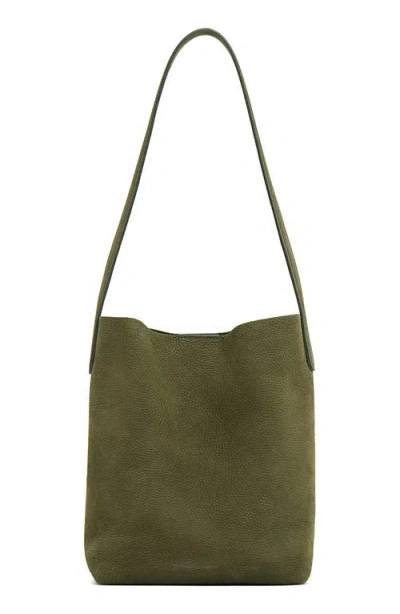 Mansur Gavriel Small Everyday Cabas Suede Tote In Green