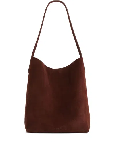 Mansur Gavriel Small Everyday Shoulder Bag In Brown