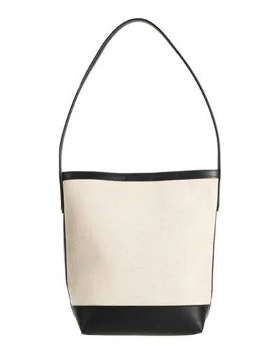 Mansur Gavriel Small Everyday Woman Handbag Beige Size - Linen, Cotton In Sand