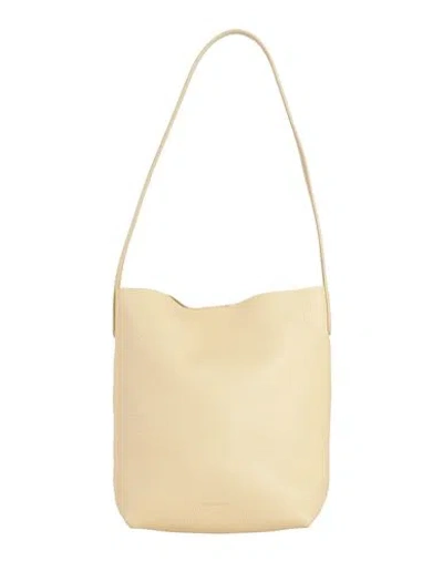 Mansur Gavriel Small Everyday Woman Shoulder Bag Pastel Yellow Size - Leather