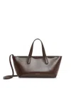 Mansur Gavriel Small Leather Everyday Tote In Chocolate