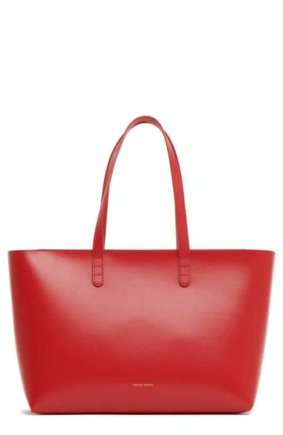 Mansur Gavriel Small Zip Tote In Flamma / Ballerina