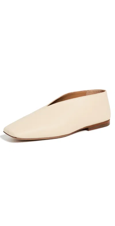 Mansur Gavriel Soft Flats Jasmine In Yellow