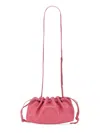 Mansur Gavriel Soft Gathered Mini Bloom Bag With Drawstring Closure In Pink