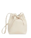 Mansur Gavriel Soft Leather Mini Bucket Bag In Avorio/warm Gold