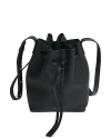 Mansur Gavriel Soft Leather Mini Bucket Bag In Black