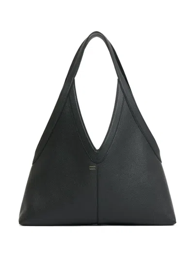 Mansur Gavriel Soft M Leather Tote Bag In Black