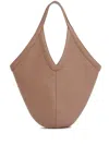Mansur Gavriel Soft M Leather Tote Bag In Brown