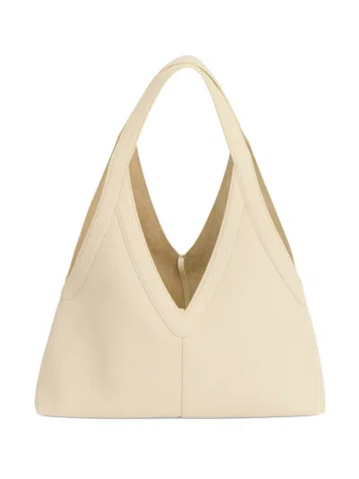 Mansur Gavriel Soft M Leather Tote In Red