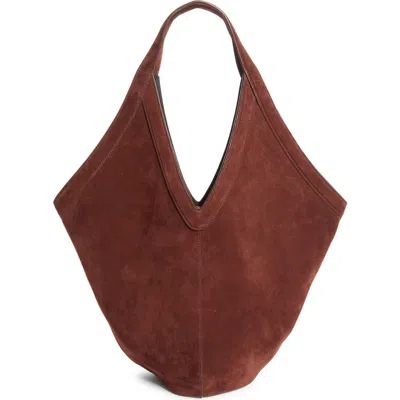 Mansur Gavriel Soft M Suede Hobo Bag