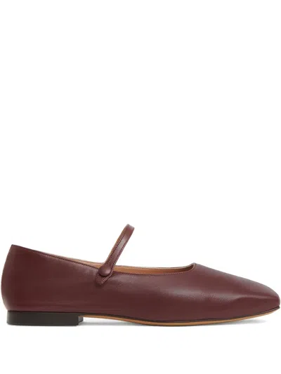 MANSUR GAVRIEL SQUARE-TOE BALLERINA SHOES