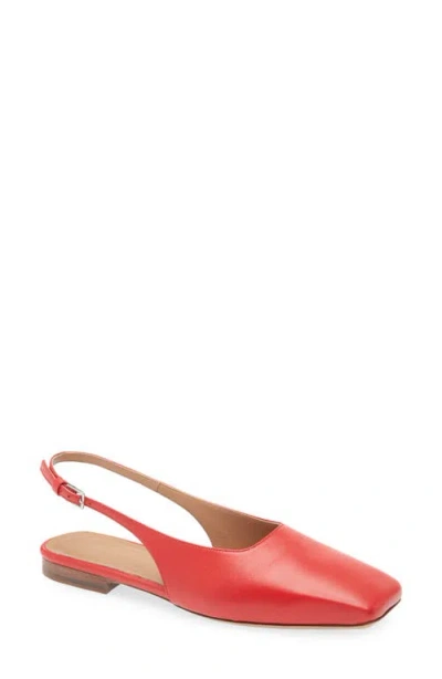 Mansur Gavriel Square Toe Slingback Flat