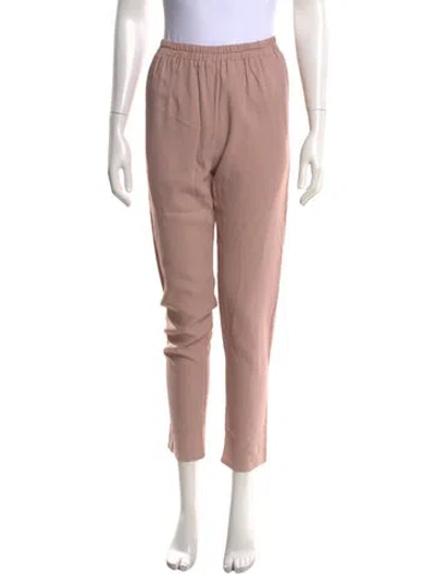 Pre-owned Mansur Gavriel Straight Leg Pants In Pink