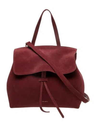 Pre-owned Mansur Gavriel Suede Backpack In Multi