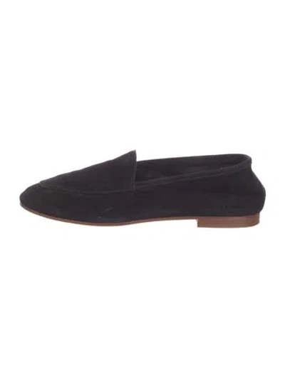 Pre-owned Mansur Gavriel Suede Loafers In Blue