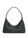 Mansur Gavriel Top-handle Leather Shoulder Bag In Black