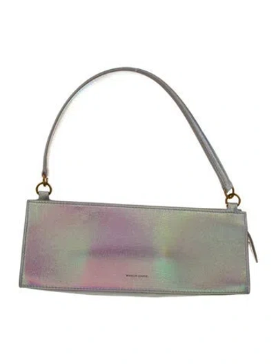 Pre-owned Mansur Gavriel Vegan Leather Top Handle Bag