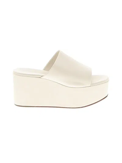 Pre-owned Mansur Gavriel Wedges In White