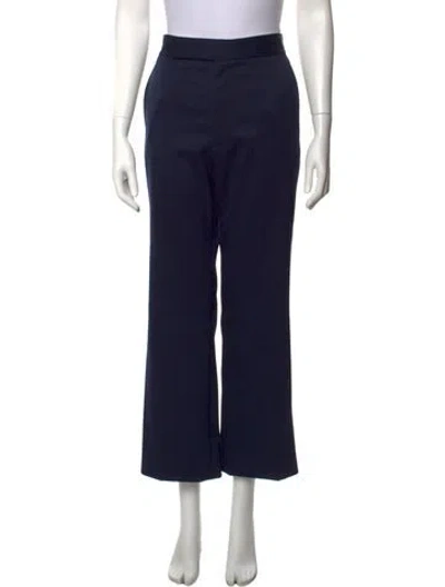 Pre-owned Mansur Gavriel Wide Leg Pants In Blue