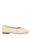 Mansur Gavriel Leather Dream Ballet Flats In Beige