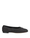 Mansur Gavriel Woman Ballet Flats Black Size 7.5 Textile Fibers In Black