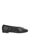 Mansur Gavriel Woman Ballet Flats Black Size 8 Leather