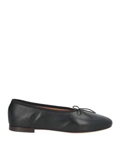 Mansur Gavriel Woman Ballet Flats Black Size 8 Leather