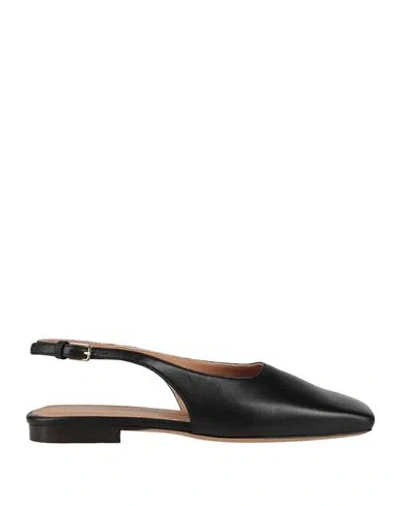 Mansur Gavriel Woman Ballet Flats Black Size 8 Leather