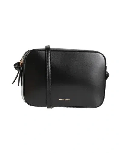 Mansur Gavriel Woman Cross-body Bag Black Size - Leather