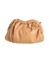 Mansur Gavriel Woman Cross-body Bag Camel Size - Leather In Beige