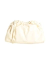 Mansur Gavriel Woman Cross-body Bag Cream Size - Leather In White