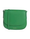 Mansur Gavriel Woman Cross-body Bag Green Size - Leather