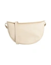 Mansur Gavriel Woman Cross-body Bag Ivory Size - Leather In White