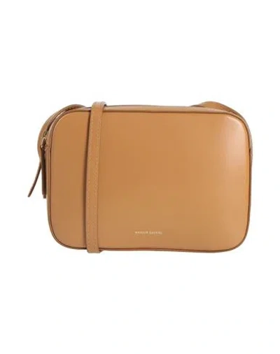 Mansur Gavriel Woman Cross-body Bag Tan Size - Leather