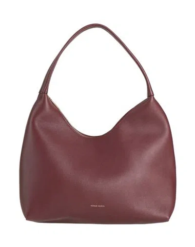 Mansur Gavriel Woman Handbag Chocolate Brown Size - Leather