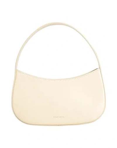 Mansur Gavriel Woman Handbag Cream Size - Leather In White