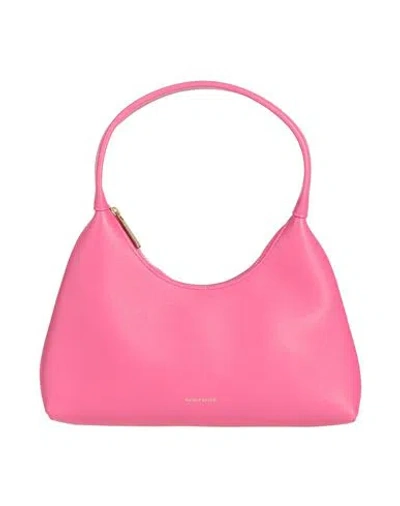 Mansur Gavriel Woman Handbag Fuchsia Size - Leather In Pink
