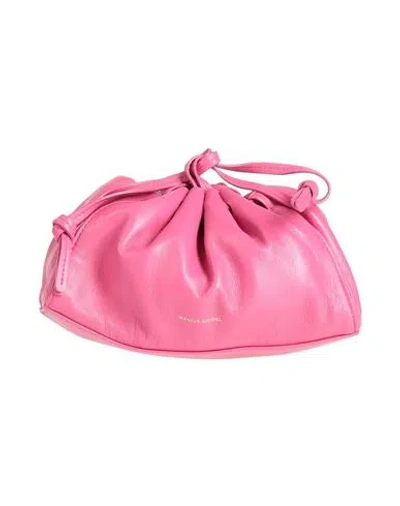 Mansur Gavriel Woman Handbag Fuchsia Size - Leather In Pink