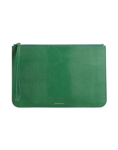 Mansur Gavriel Woman Handbag Green Size - Leather