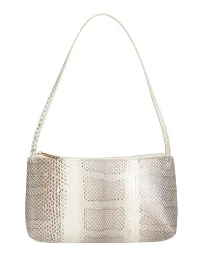 Mansur Gavriel Woman Handbag Ivory Size - Leather