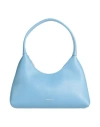 Mansur Gavriel Woman Handbag Light Blue Size - Leather