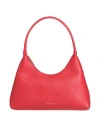Mansur Gavriel Woman Handbag Red Size - Leather