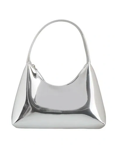 Mansur Gavriel Woman Handbag Silver Size - Leather