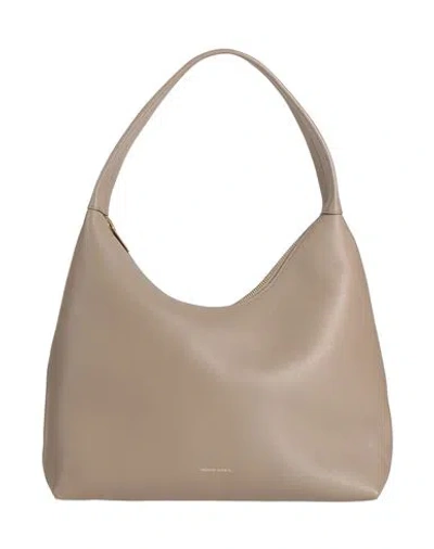 Mansur Gavriel Woman Handbag Taupe Size - Leather