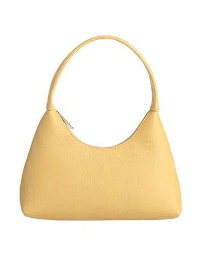 Mansur Gavriel Woman Handbag Yellow Size - Leather