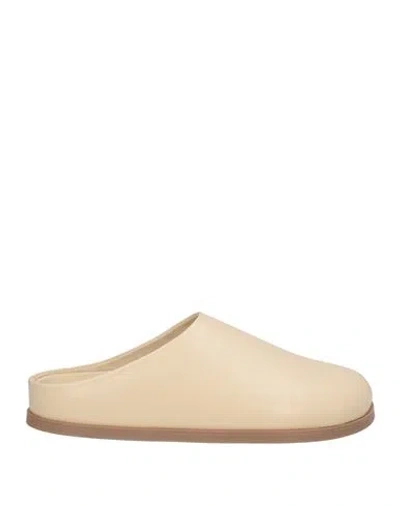 MANSUR GAVRIEL MANSUR GAVRIEL WOMAN MULES & CLOGS IVORY SIZE 8 LEATHER
