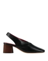 Mansur Gavriel Woman Pumps Black Size 6.5 Leather