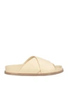 Mansur Gavriel Everyday Leather Sandals In Cream